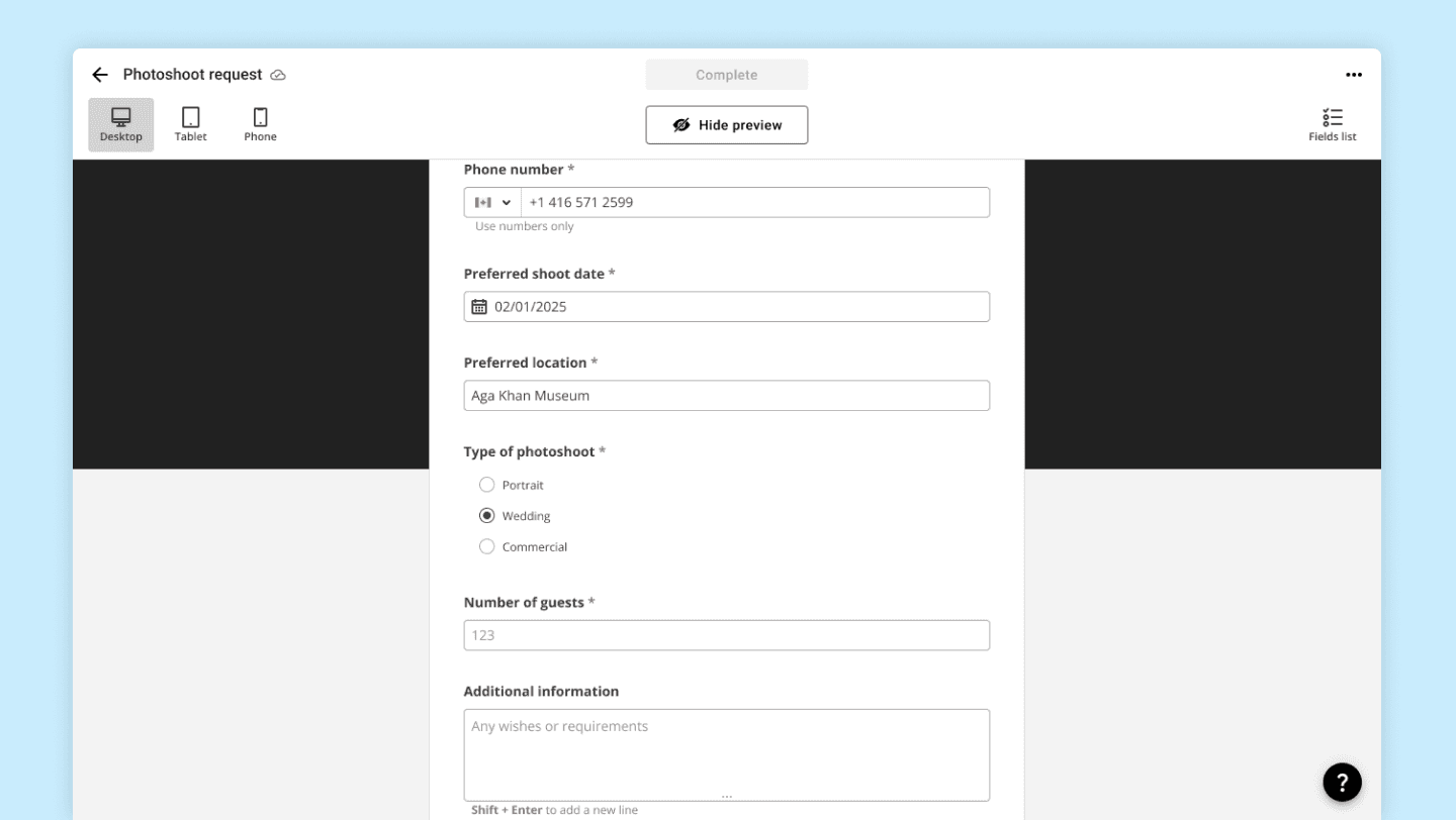 Condition test